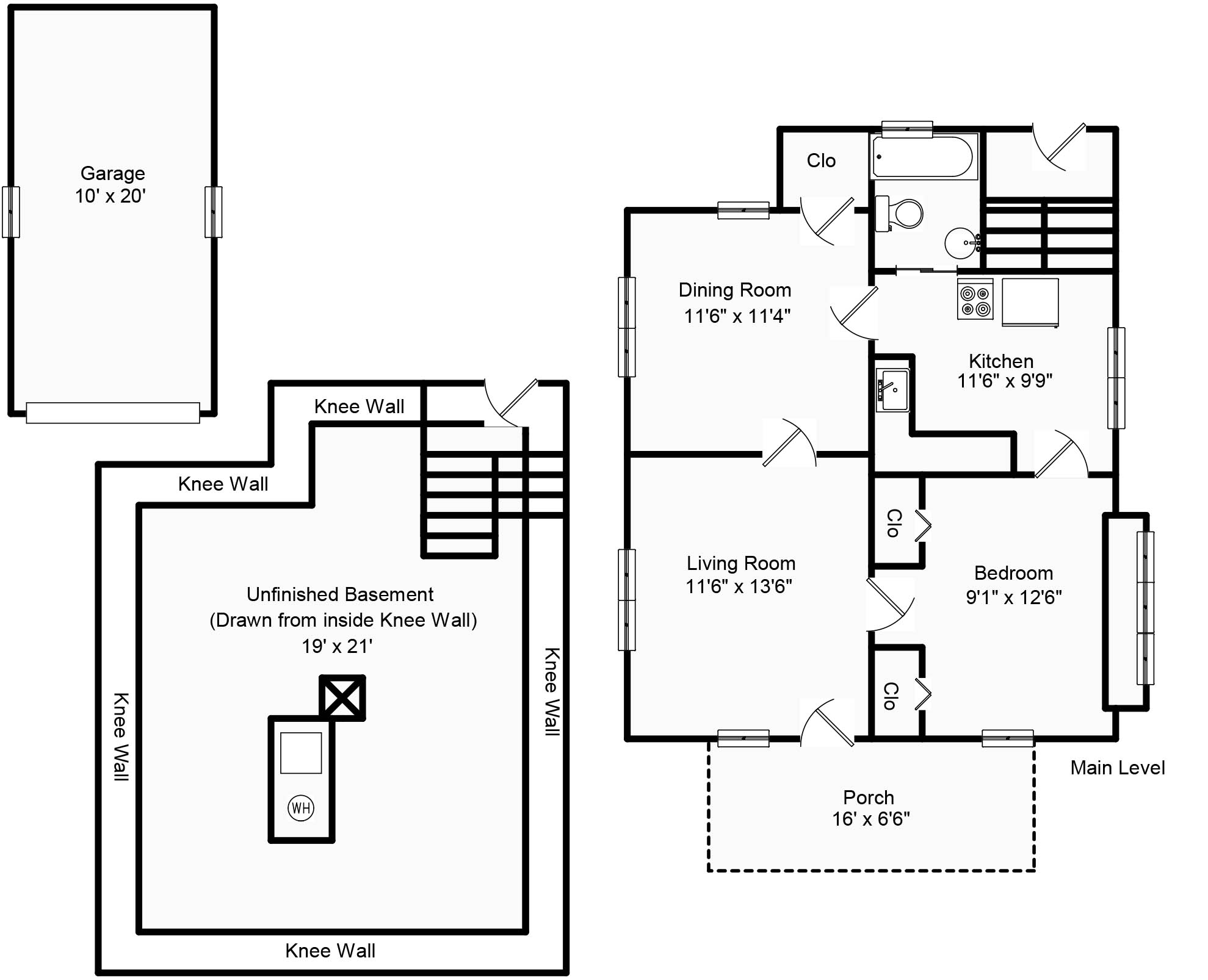 1263 E Dickinson Avenue, Decatur, IL Floorplan